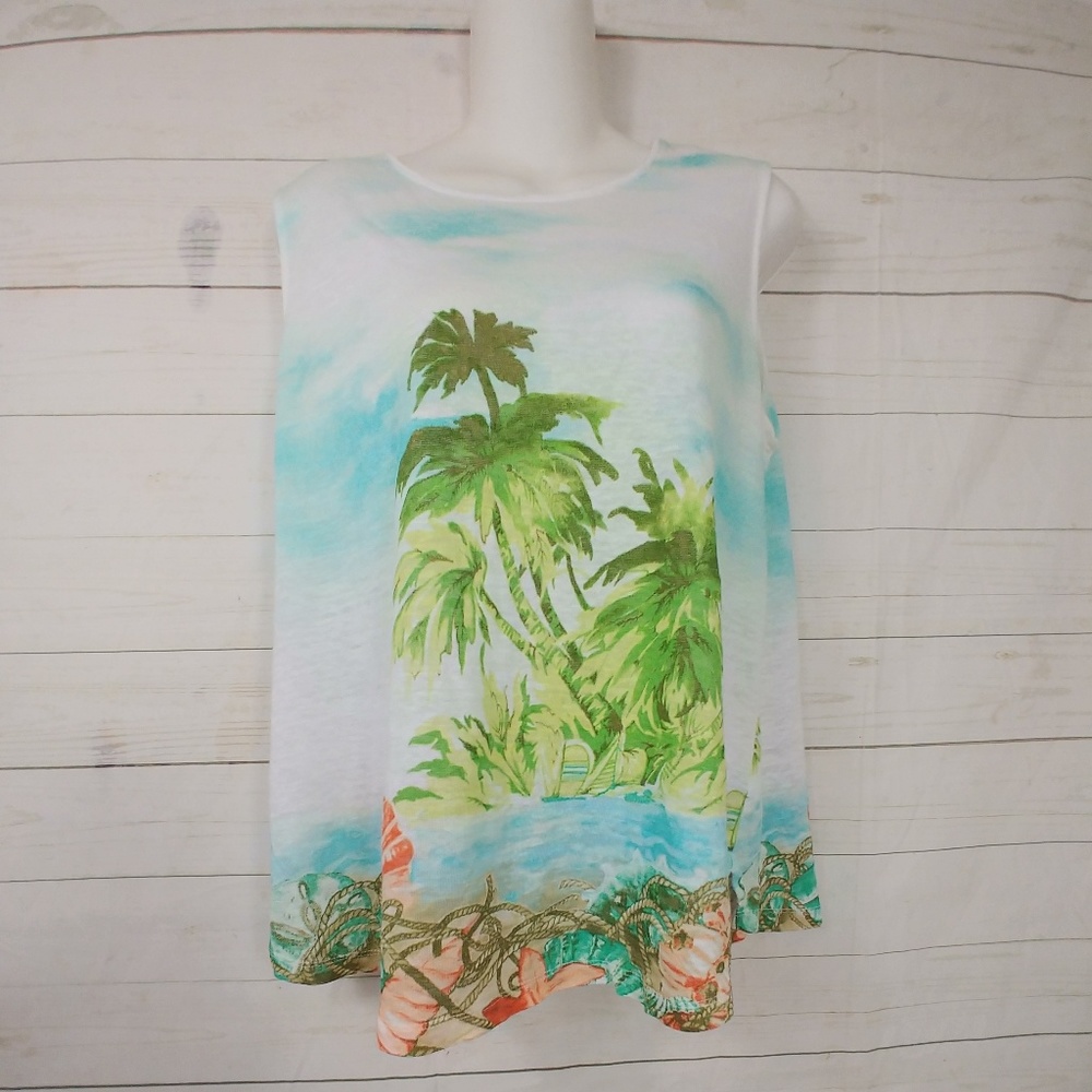 JJill Love Linen Island Getaway Tank Top
Sz Medium